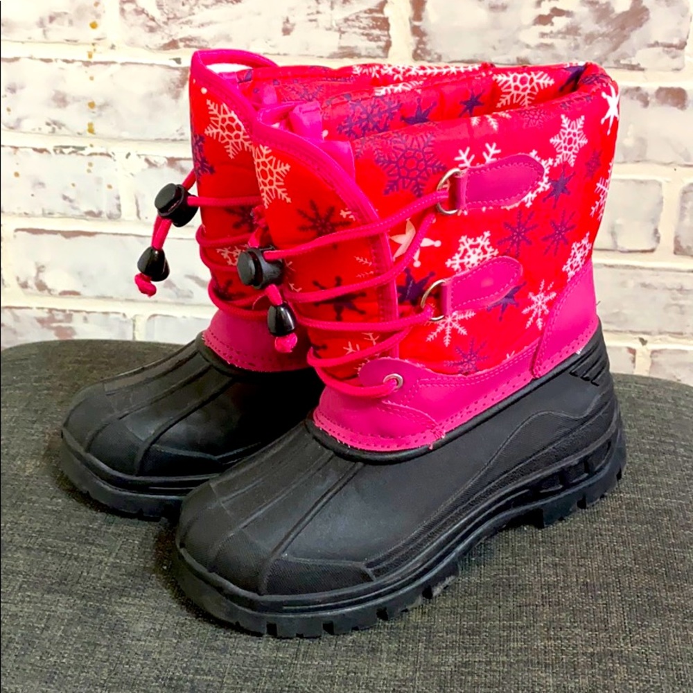 Girls insulated rain/snow boots